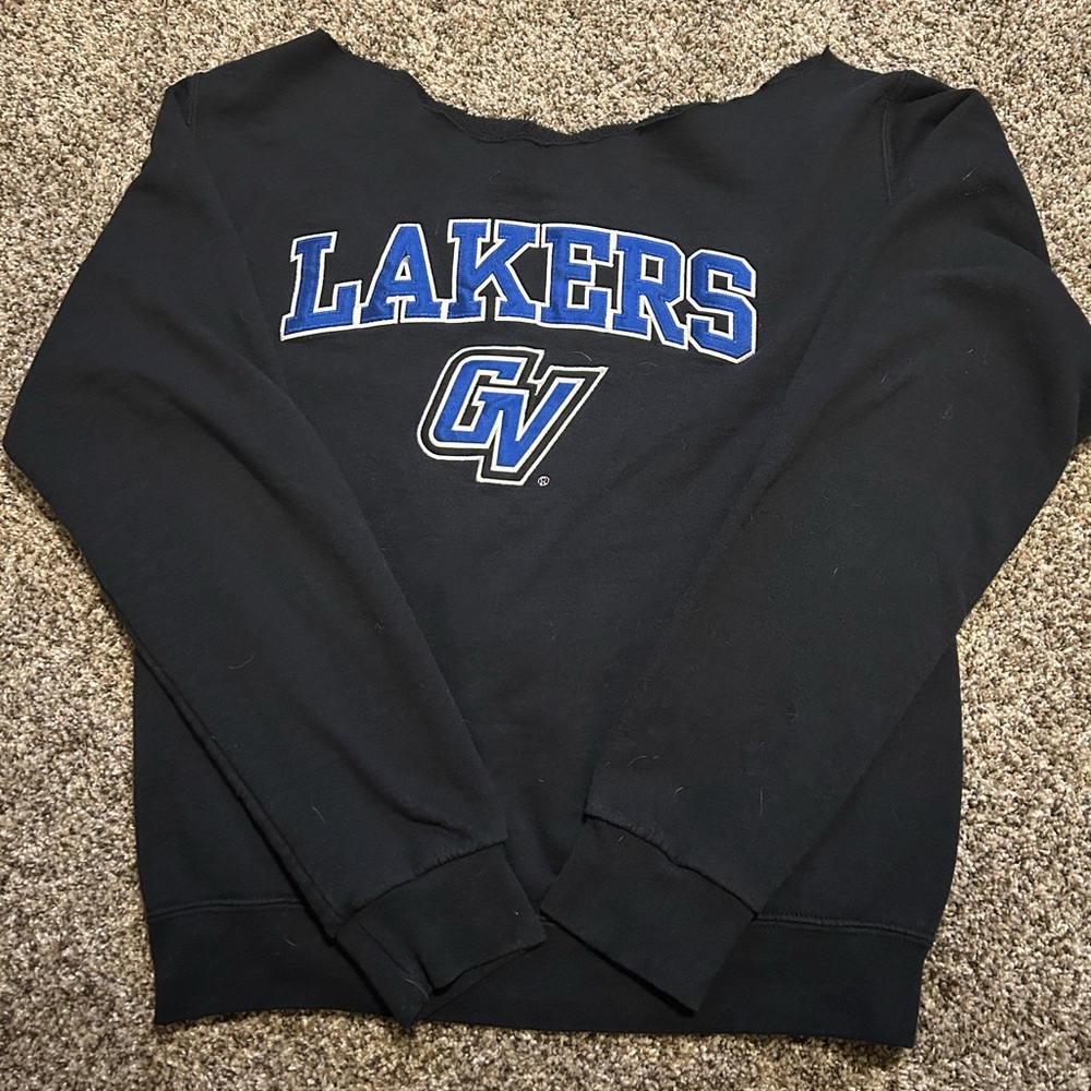 GVSU Lakers cut neck sweatshirt